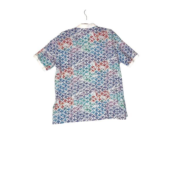 Robert Graham size L mens shirt short sleeve polo business casual golf travel - Picture 8 of 8